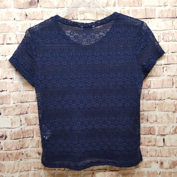 American Eagle Outfitters Lace Top Stretch Size Med - Picture 6 of 10